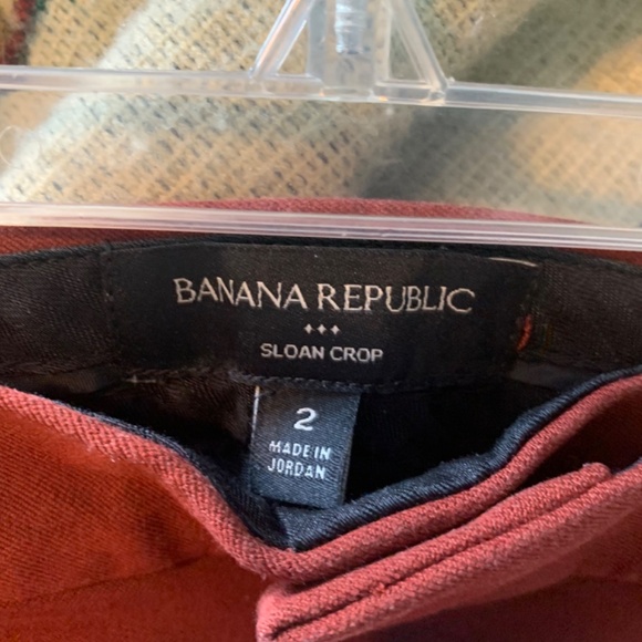 Burgundy dress/work capris - Picture 2 of 4